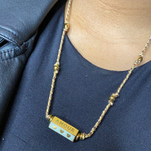 Charger l&#39;image dans la galerie, Collier cylindre gold
